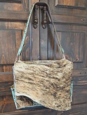 Cowhide Diaper Bag